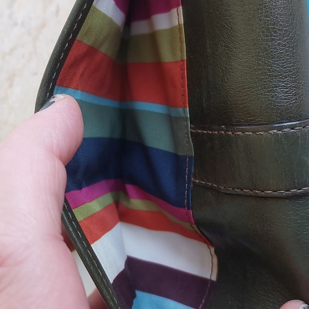 Coach legacy 65th Anniversary๐ซ olive & Aqua Vachetta leather rare ๐ 1941 - Picture 8 of 13